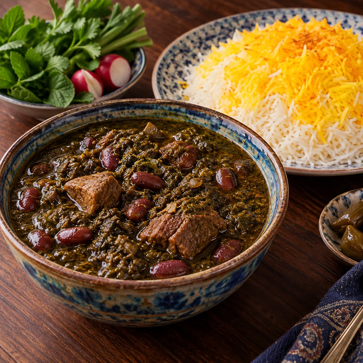 خورش قورمه‌سبزی